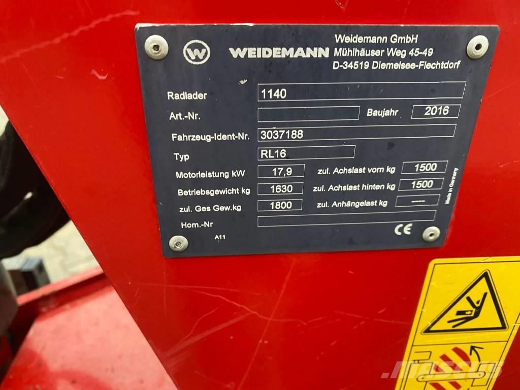 Weidemann 1140 Hjullastare