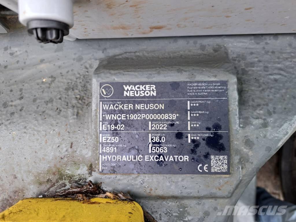 Wacker Neuson EZ50 Bandgrävare