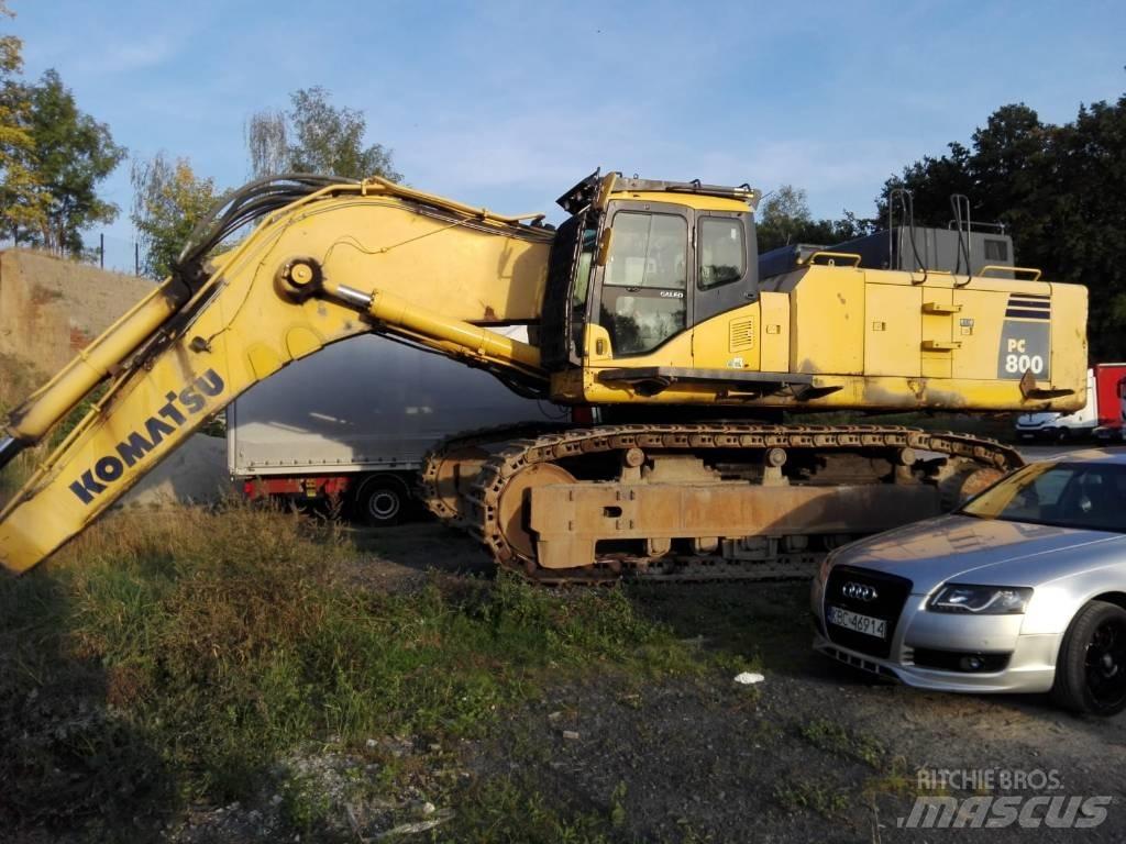 Komatsu PC800-8 Bandgrävare