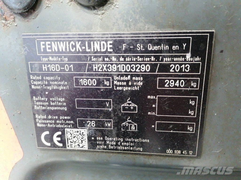 Linde H16D-01 Dieselmotviktstruckar