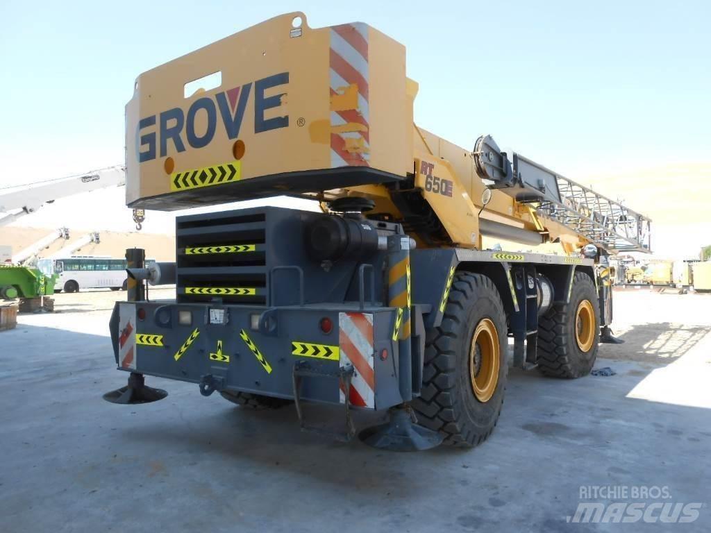 Grove RT 650 E Terrängkranar (Grov terräng)