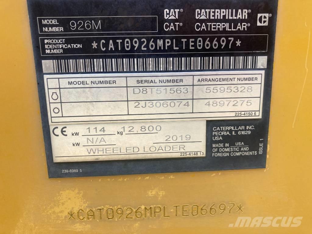 CAT 926M Hjullastare