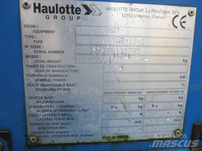 Haulotte Star 10 Personhissar och andra hissar