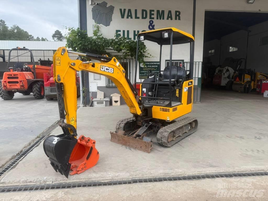 JCB 16 C-1, 904h Minigrävare < 7t