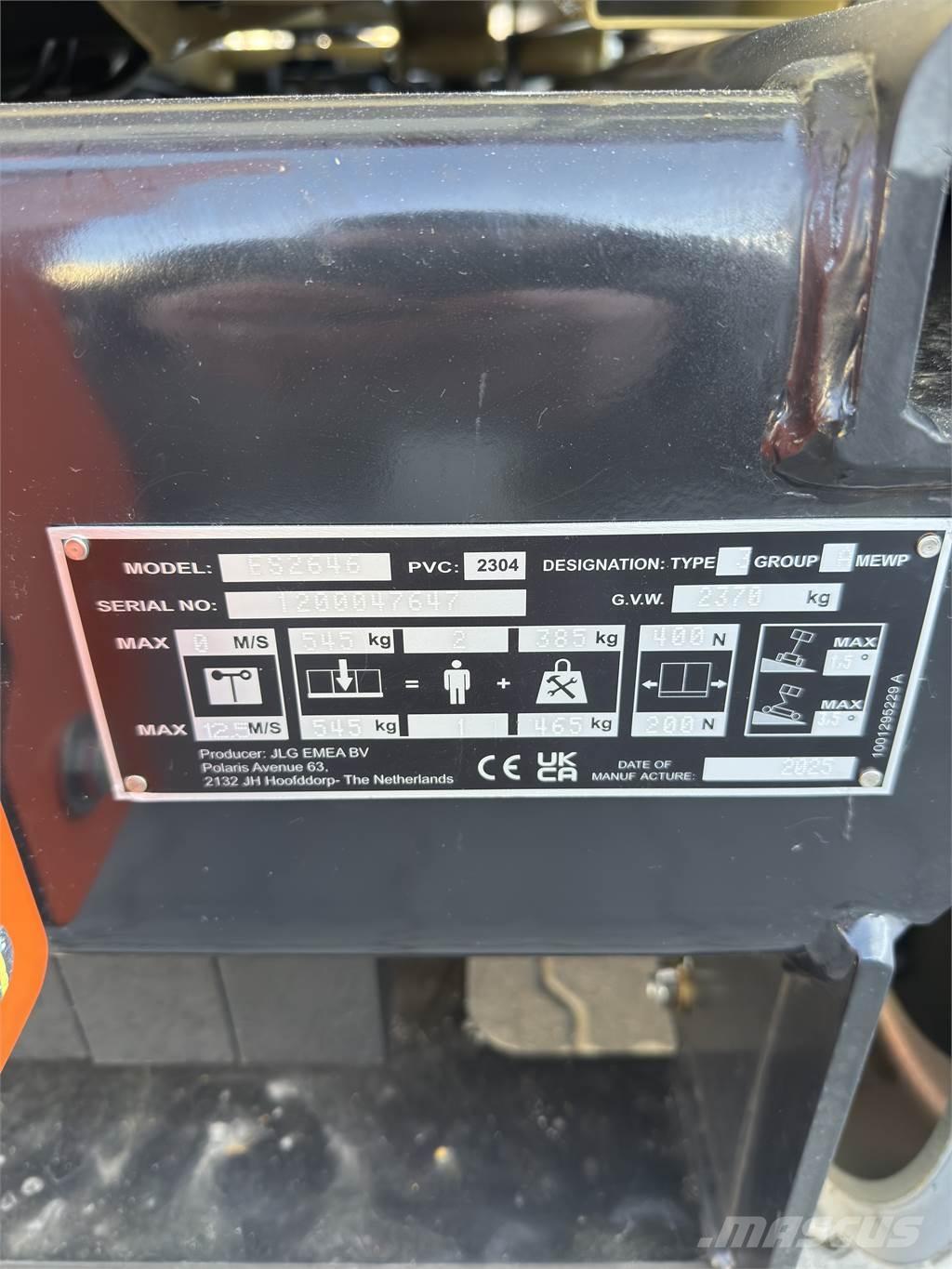 JLG ES2646 Saxliftar