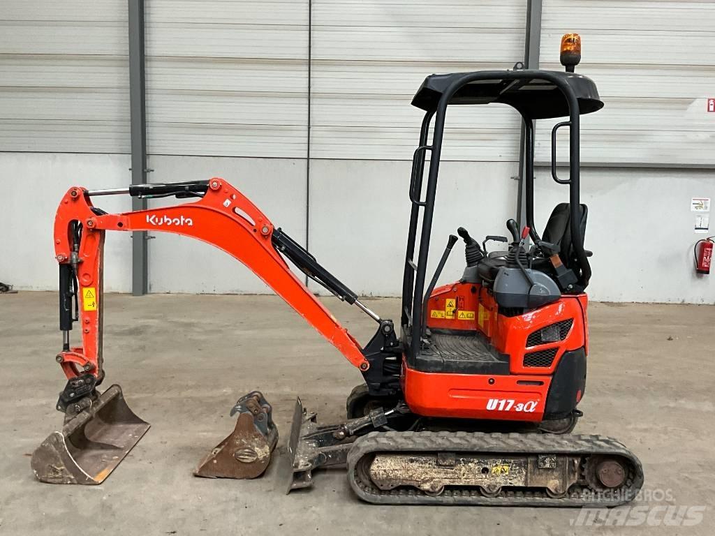 Kubota U 17-3 A Minigrävare < 7t