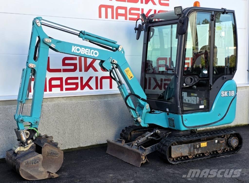 Kobelco SK 18 Minigrävare < 7t