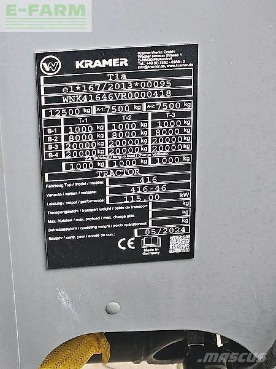 Kramer kt559 Redskapsbärare för lantbruk
