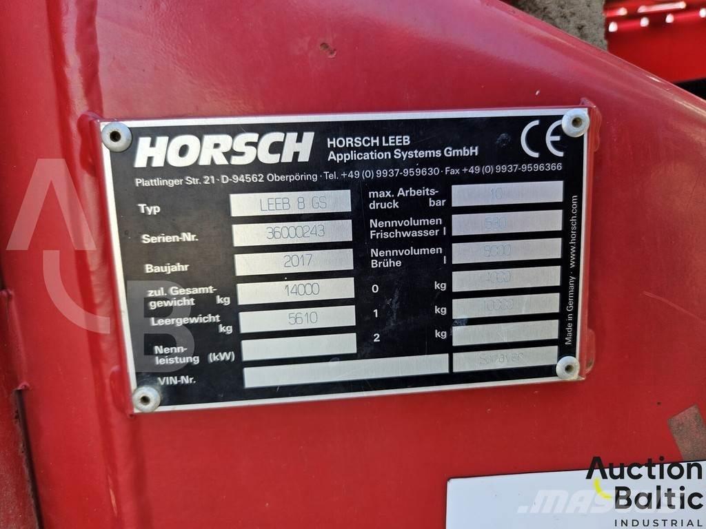 Horsch Leeb 8 GS Dragna sprutor
