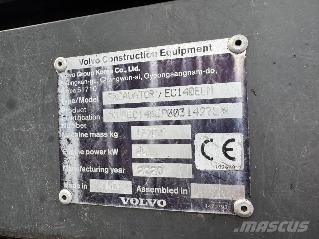 Volvo EC 140 ELM Bandgrävare