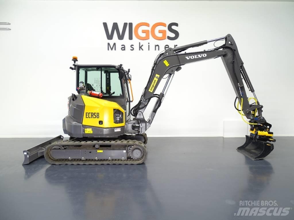 Volvo ECR58F Minigrävare < 7t