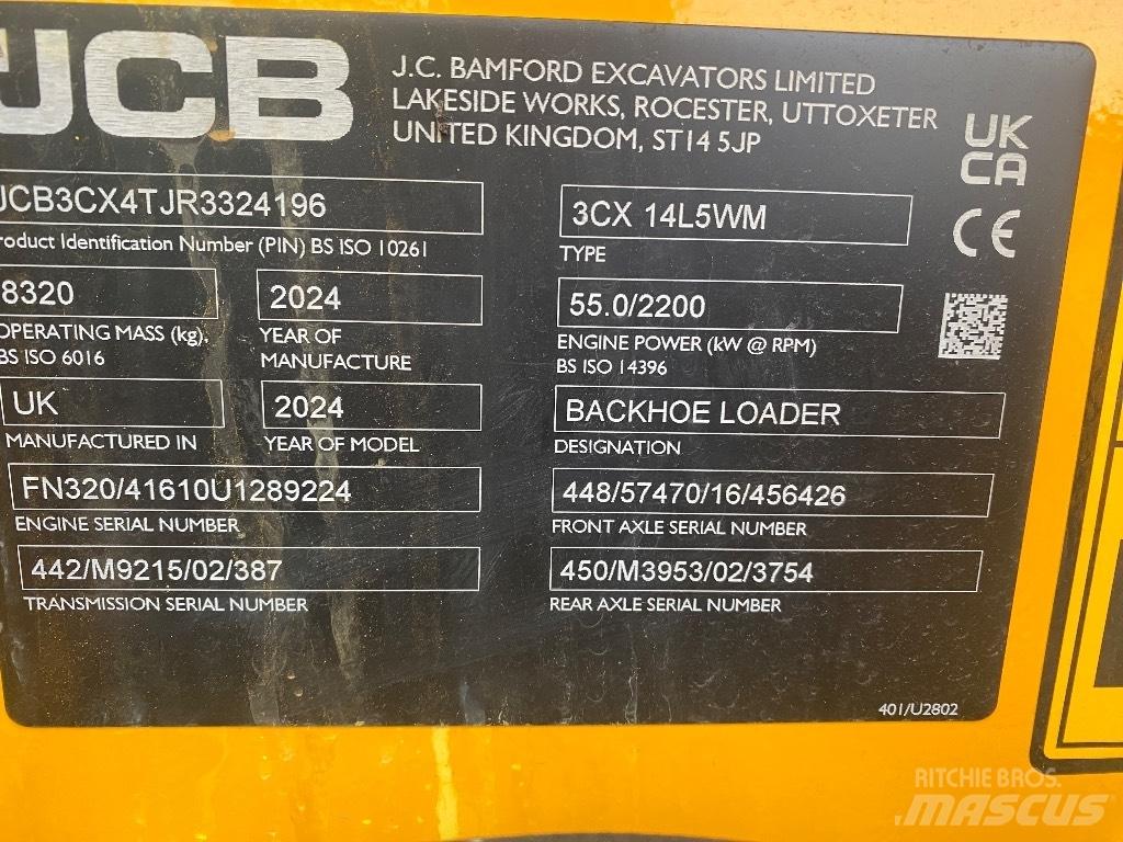 JCB 3 CX 14 Grävlastare