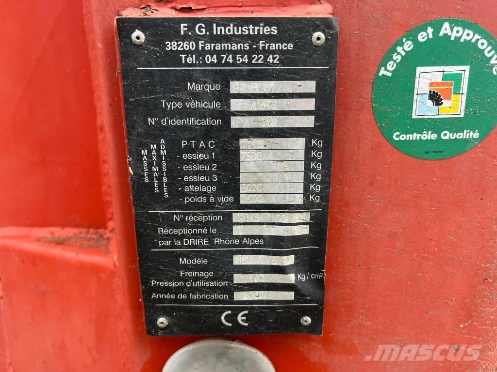 Gilibert Helix 5 Fast- och kletgödselspridare