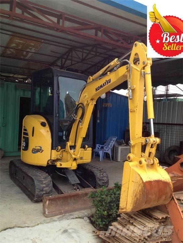 Komatsu PC 30 Minigrävare < 7t