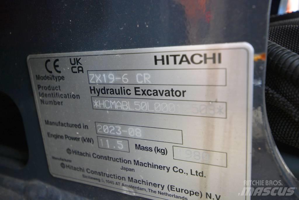 Hitachi ZX 19-6 Minigrävare < 7t