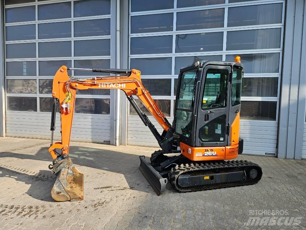 Hitachi ZX26U-6 Minigrävare < 7t