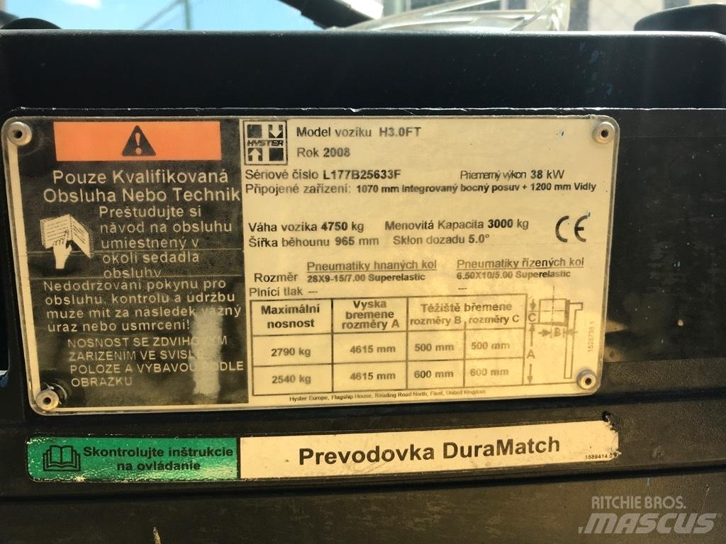 Hyster H 3.00 FT Gasolmotviktstruckar