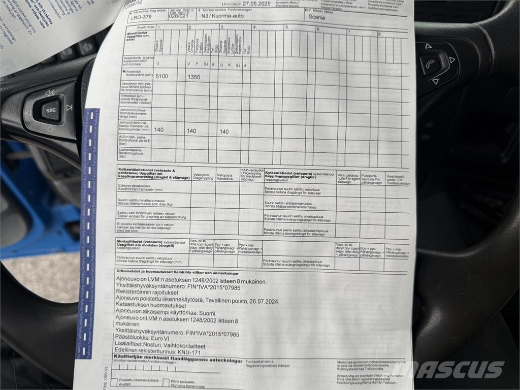 Scania P 410 6X2 Kranbilar