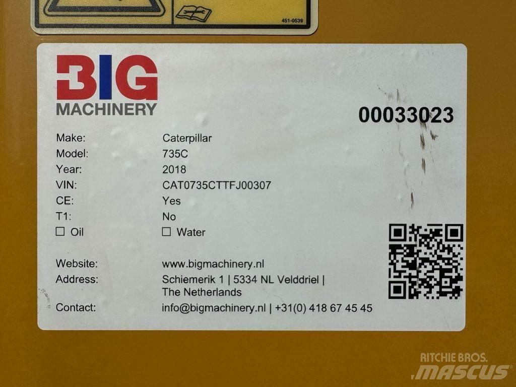 CAT 735C Midjestyrd dumper