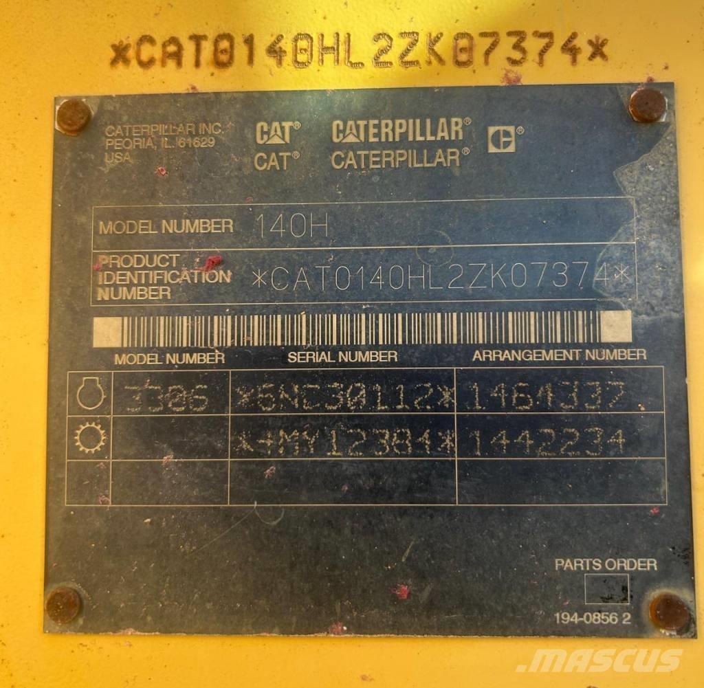 CAT 140 H Väghyvlar