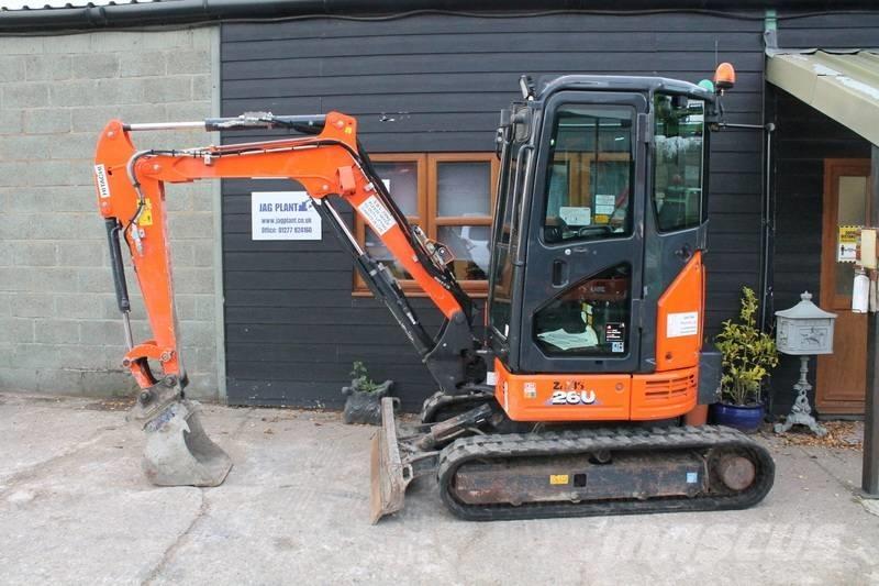 Hitachi ZX 26 U Minigrävare < 7t