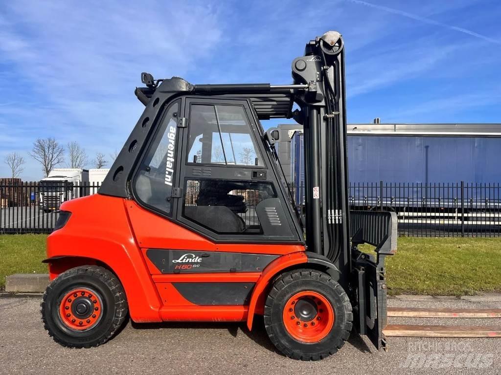 Linde H80D-03 Dieselmotviktstruckar