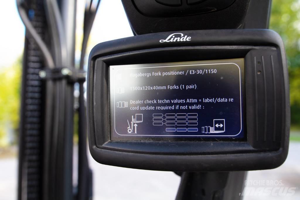 Linde E30-01 Elmotviktstruckar