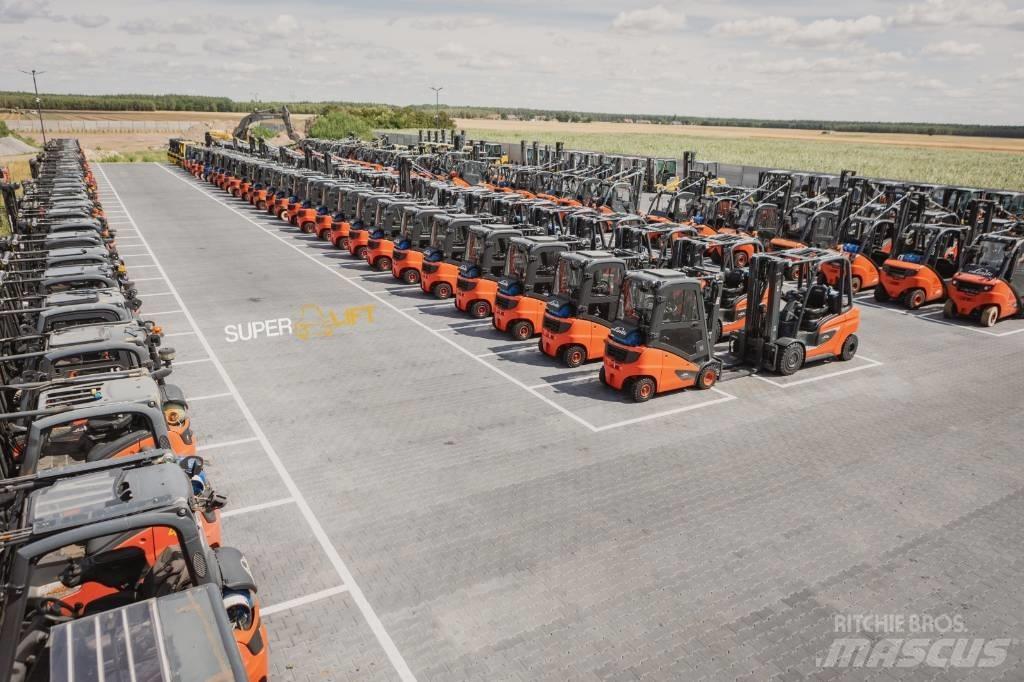 Linde H35T-02 Gasolmotviktstruckar