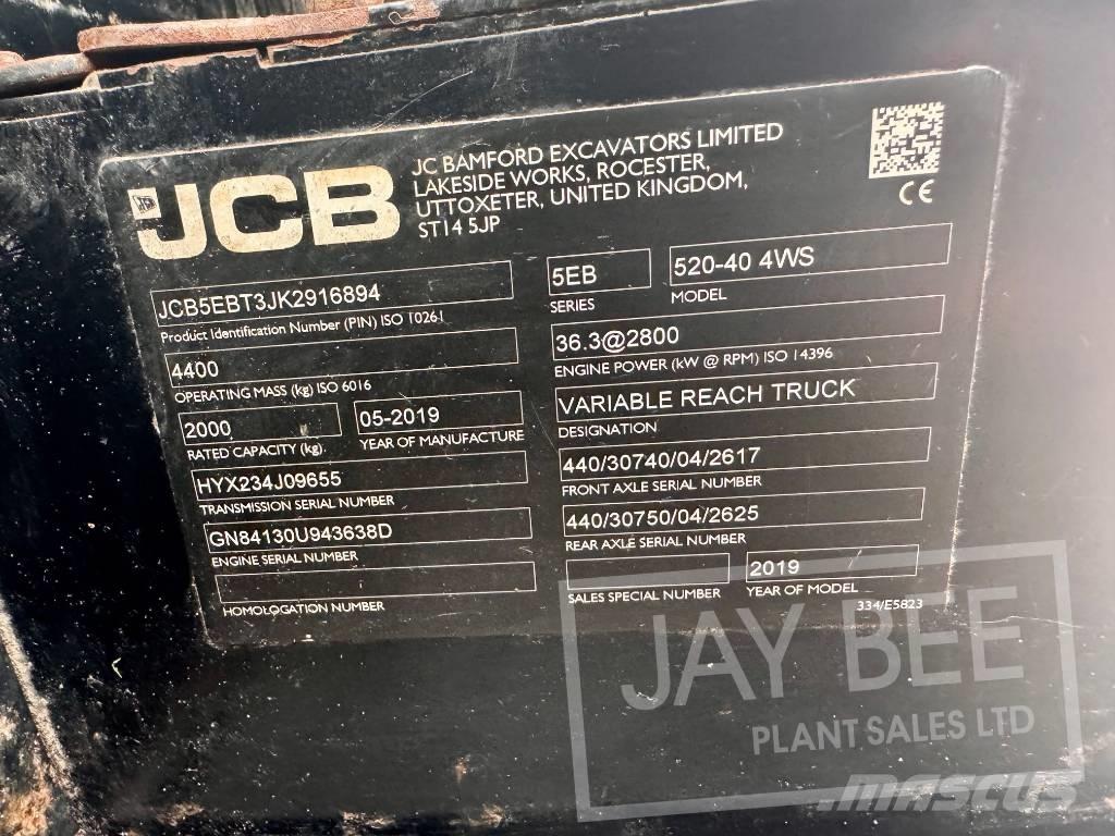 JCB 520-40 Teleskoplastare