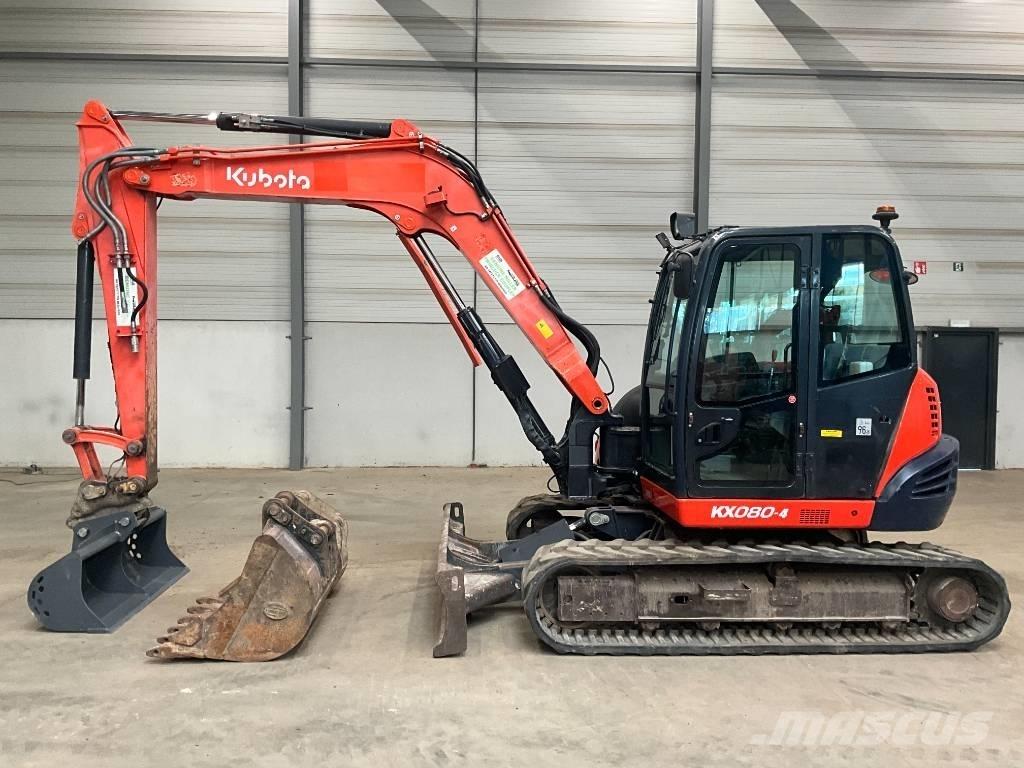 Kubota KX 080-4 Midigrävmaskiner 7t - 12t