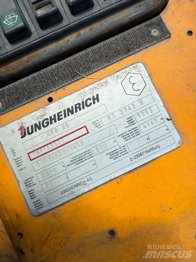 Jungheinrich DFG 25 Dieselmotviktstruckar