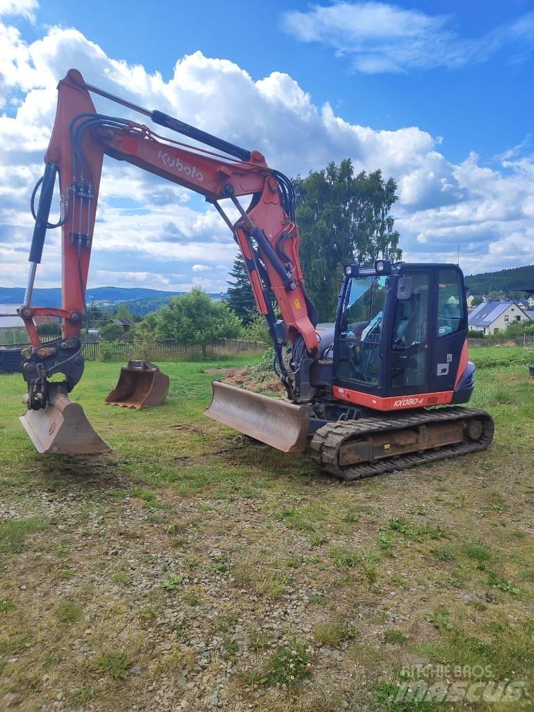 Kubota KX 080-4 Midigrävmaskiner 7t - 12t