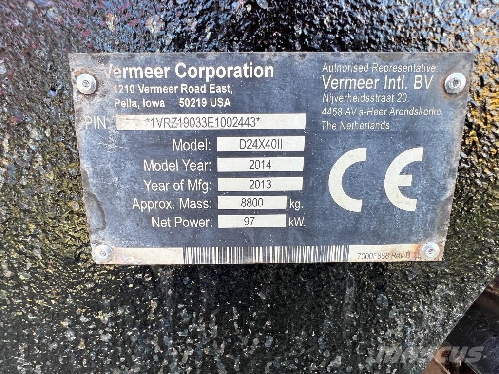 Vermeer D24X40II Horisontell borrutrustning