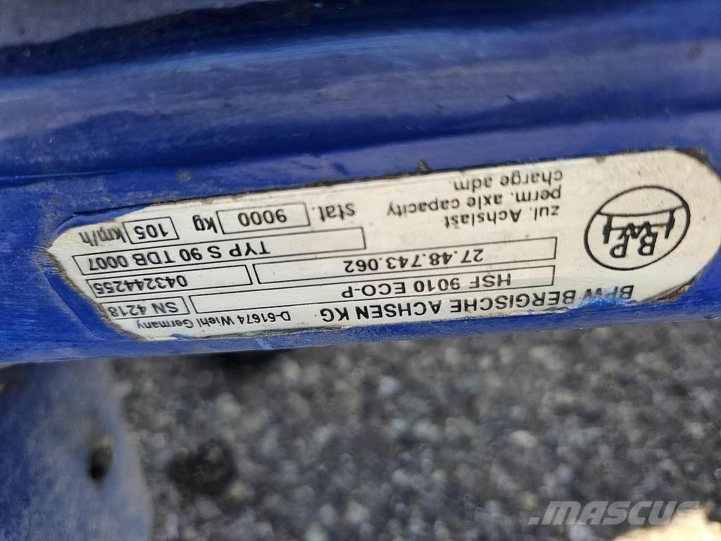 BPW HSF 9010 ECO-P Hjulaxlar
