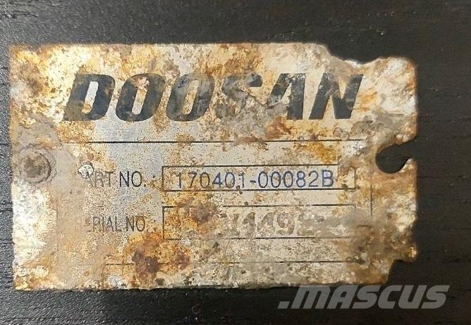 Doosan Final drive Chassi och upphängning