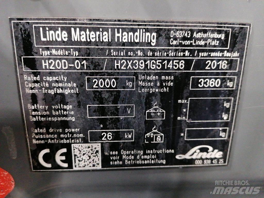 Linde H20D-01 Dieselmotviktstruckar