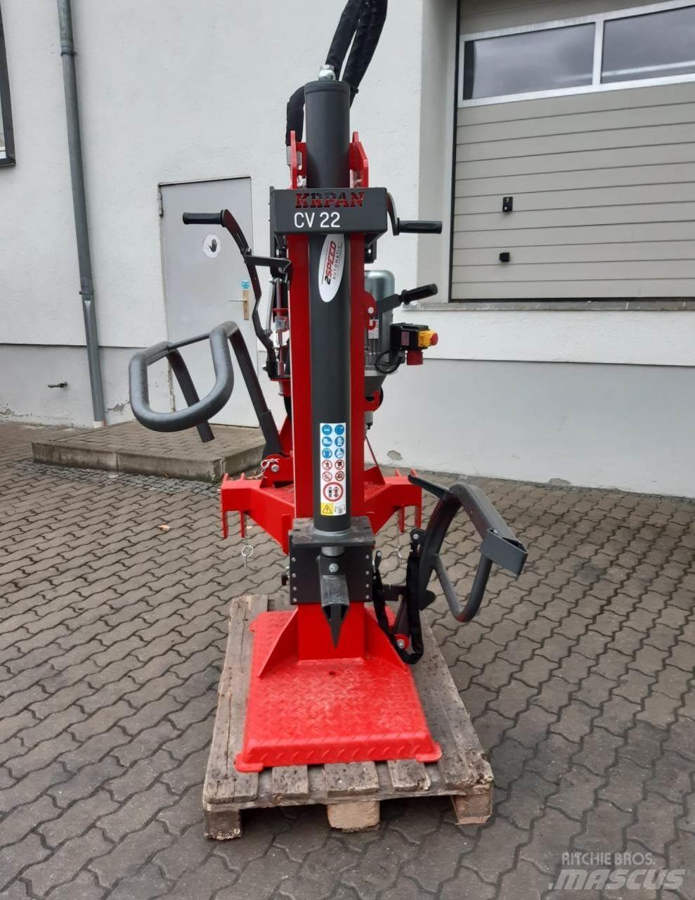 Krpan CV 22 E Vedklyvar och vedkapar