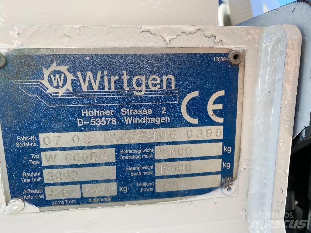 Wirtgen W600DC Asfaltskallfräsmaskiner
