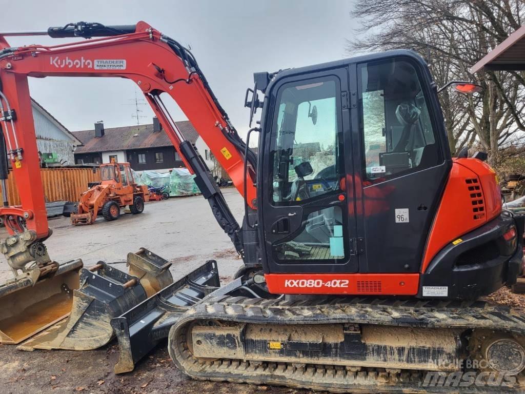 Kubota KX 080-4 Minigrävare < 7t