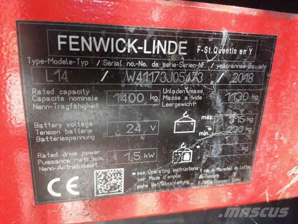 Linde L14 Staplare-led