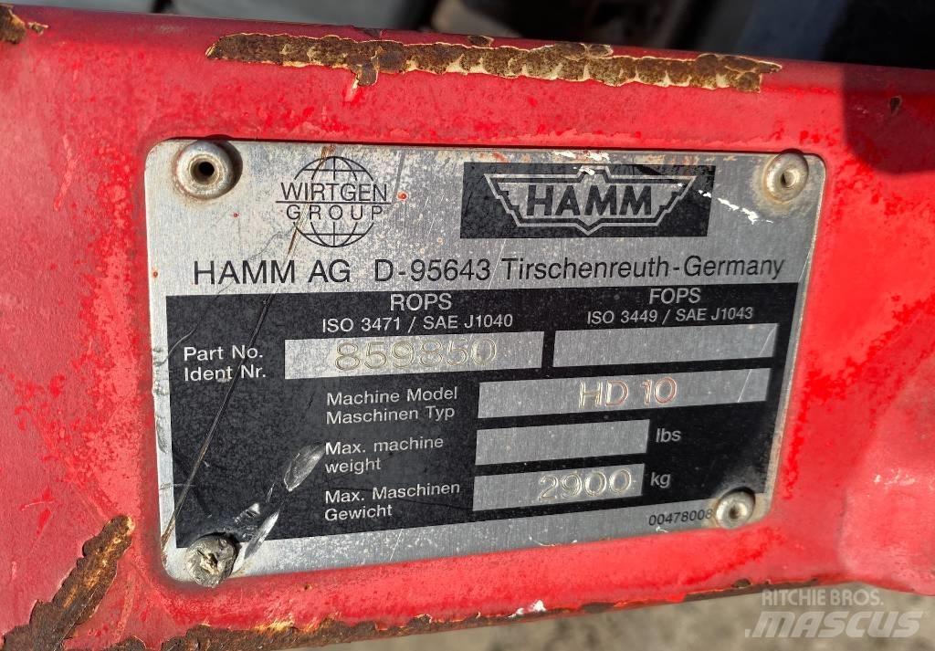 Hamm HD 10 Tvåvalsvältar