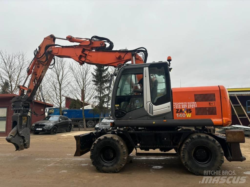 Hitachi ZX 140 W-3 Hjulgrävare
