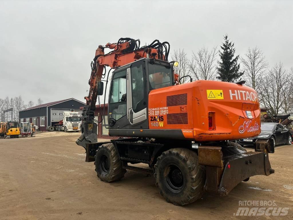 Hitachi ZX 140 W-3 Hjulgrävare