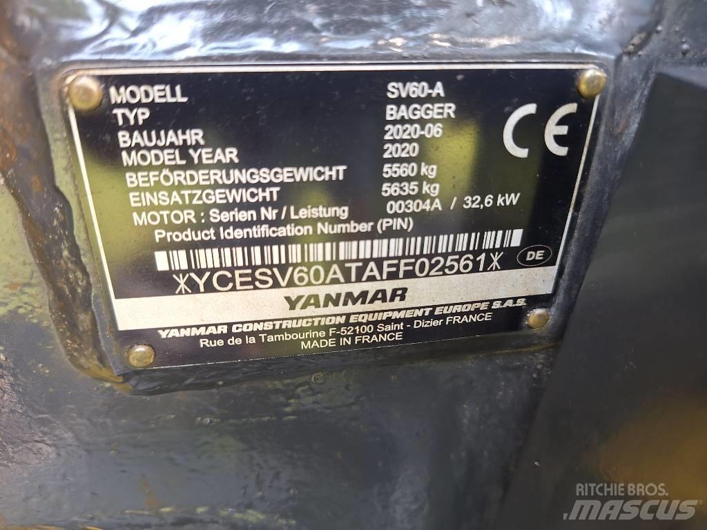 Yanmar SV 60 Minigrävare < 7t