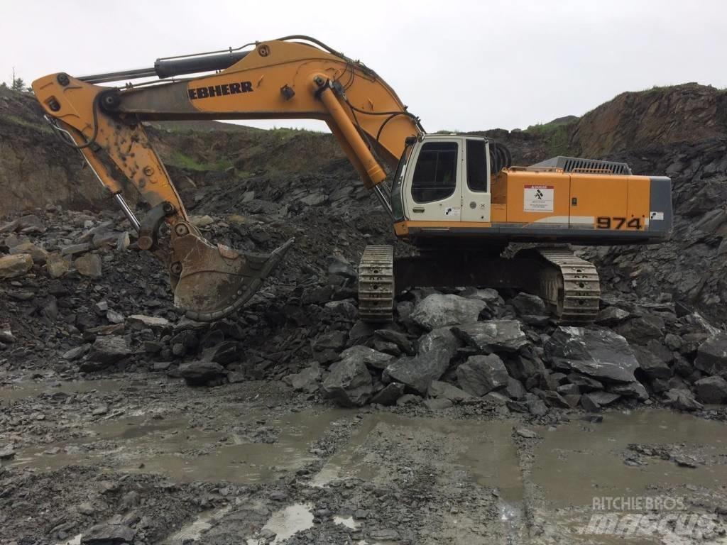 Liebherr R 974 C Bandgrävare