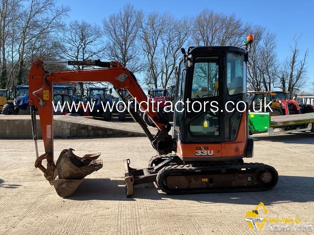 Hitachi ZX 33 U Minigrävare < 7t