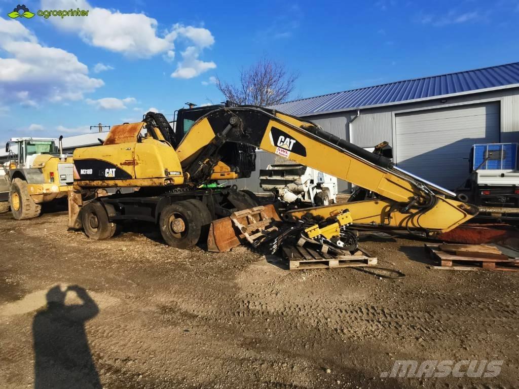 CAT M 318 D Avfalls / industri hantering