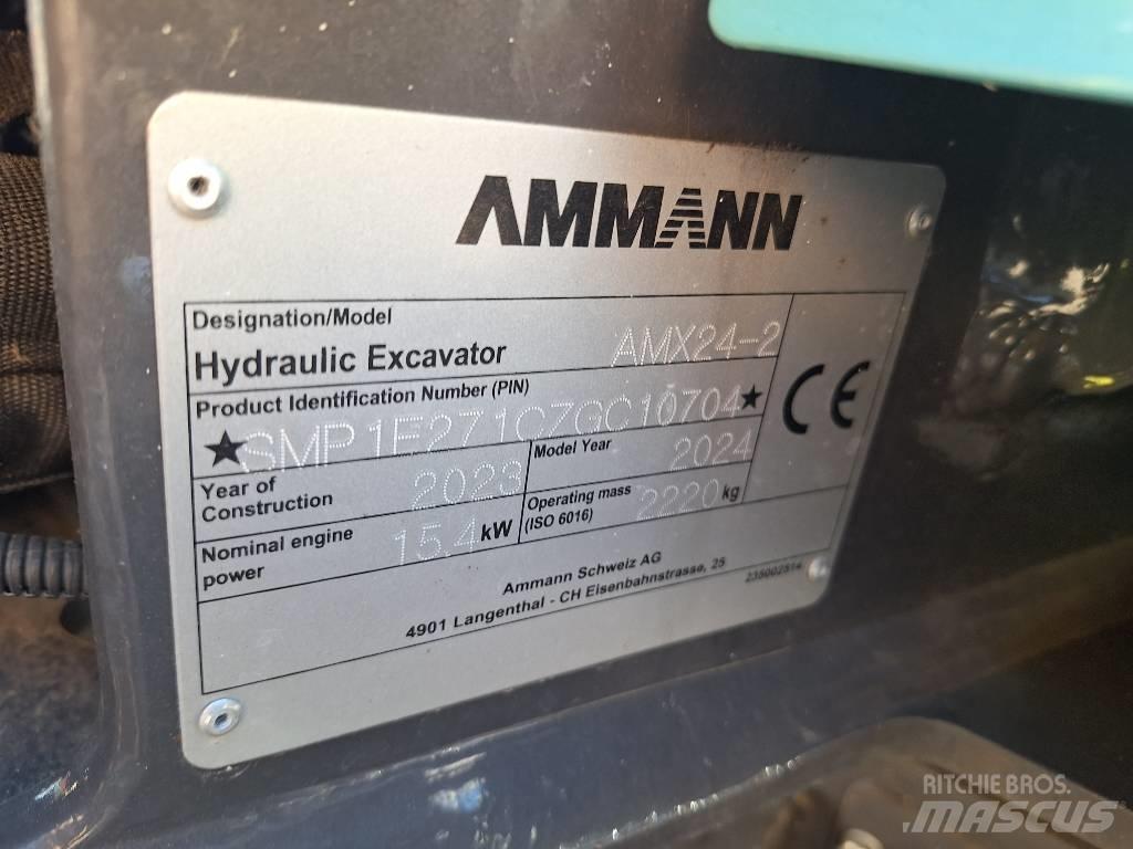 Ammann AMX24-2 Minigrävare < 7t