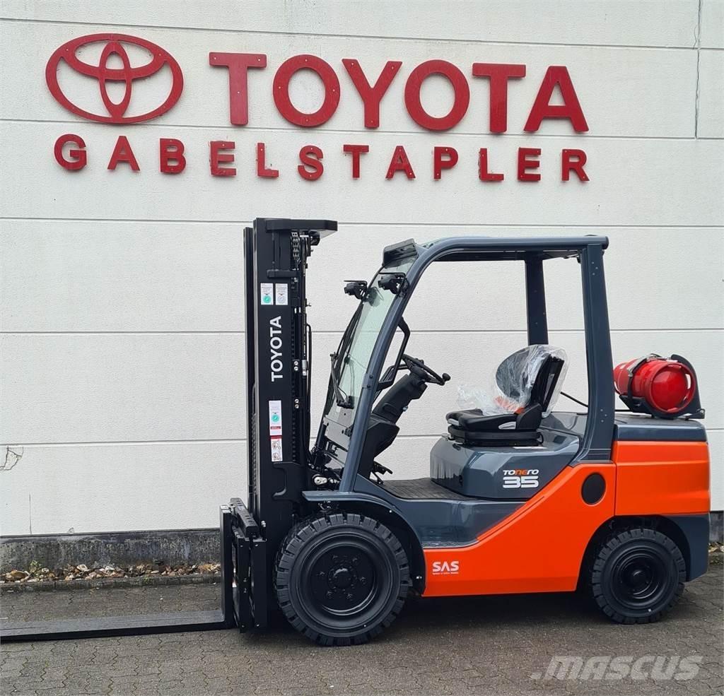 Toyota 02-8FGJF35 Gasolmotviktstruckar