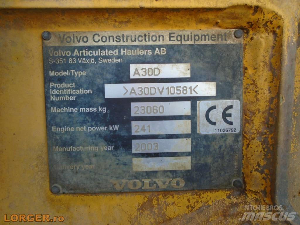 Volvo A 30 D Midjestyrd dumper